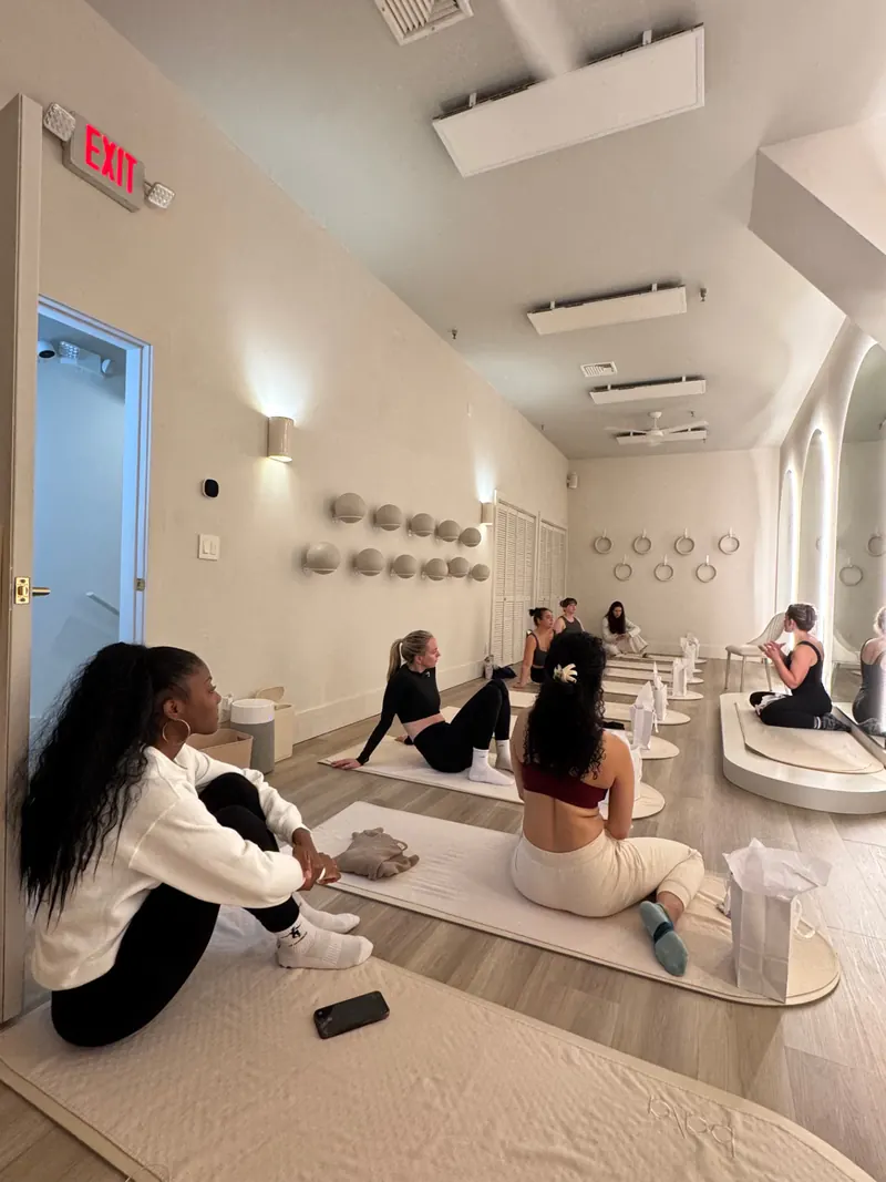 Group of women gathered in the studio at the inaugural Maisha Haus Wellness Day